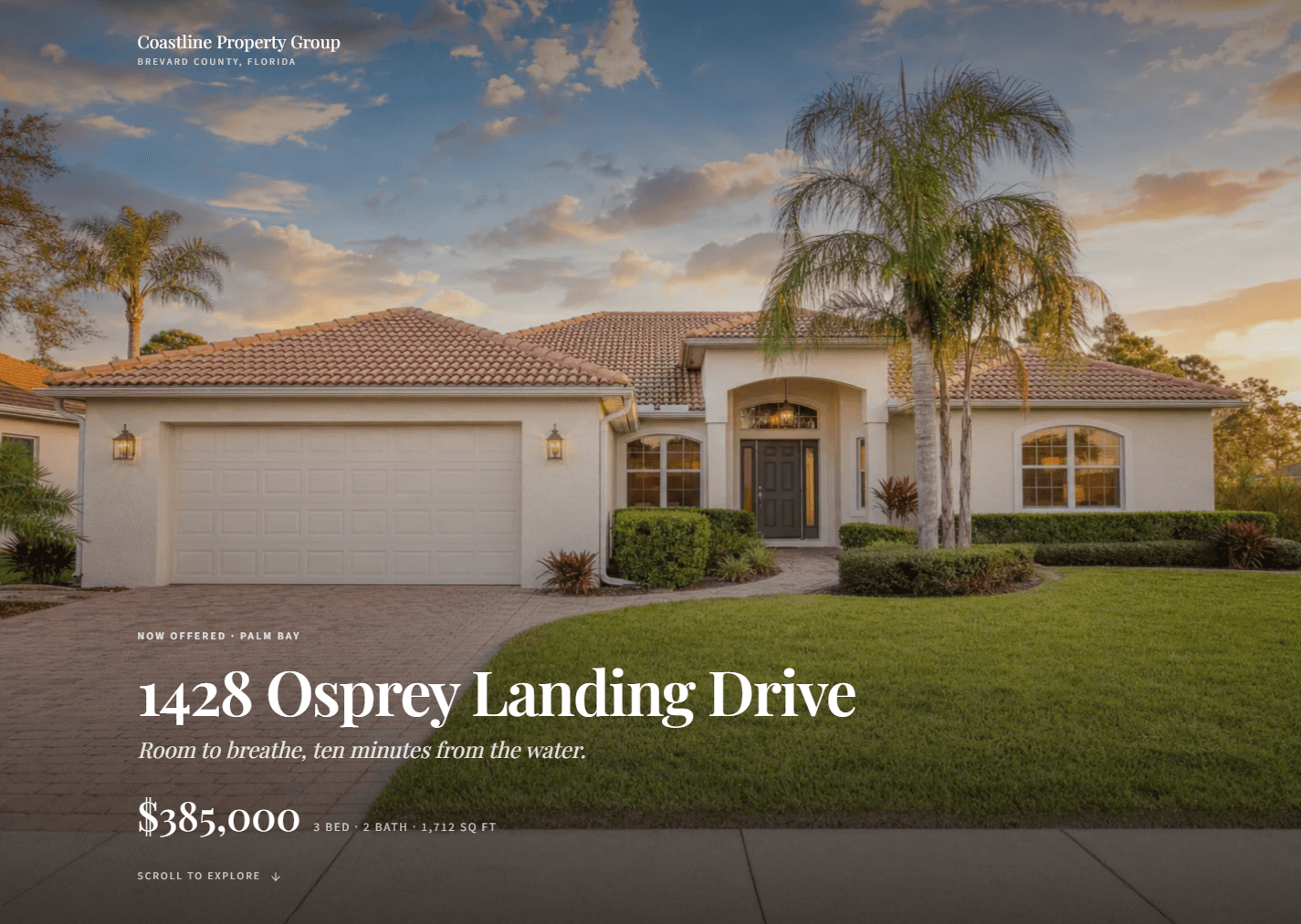 Realtor site built from a Zenova kit