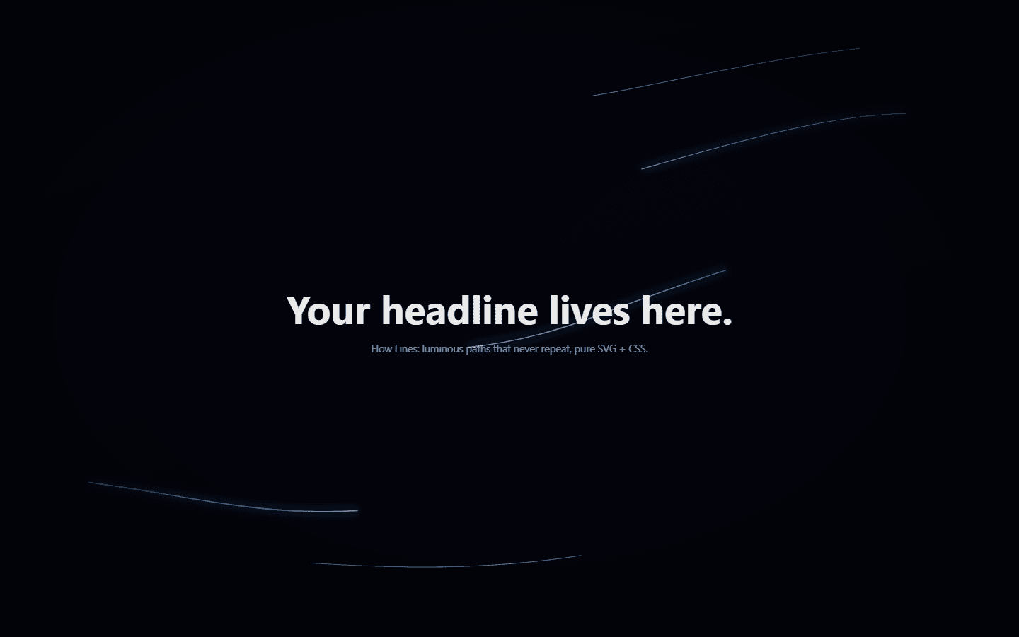 Flow Lines, real preview screenshot