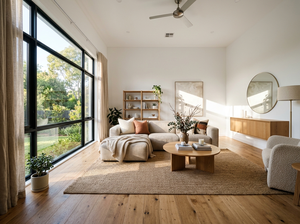 Living room after renovation