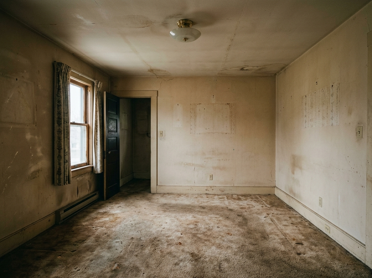 Living room before renovation