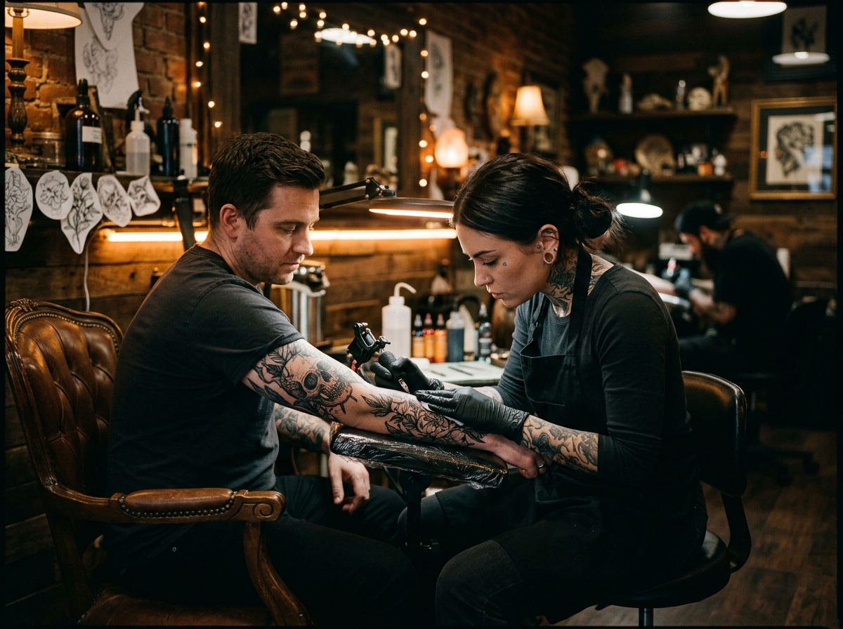Inkhouse Tattoo, real preview screenshot