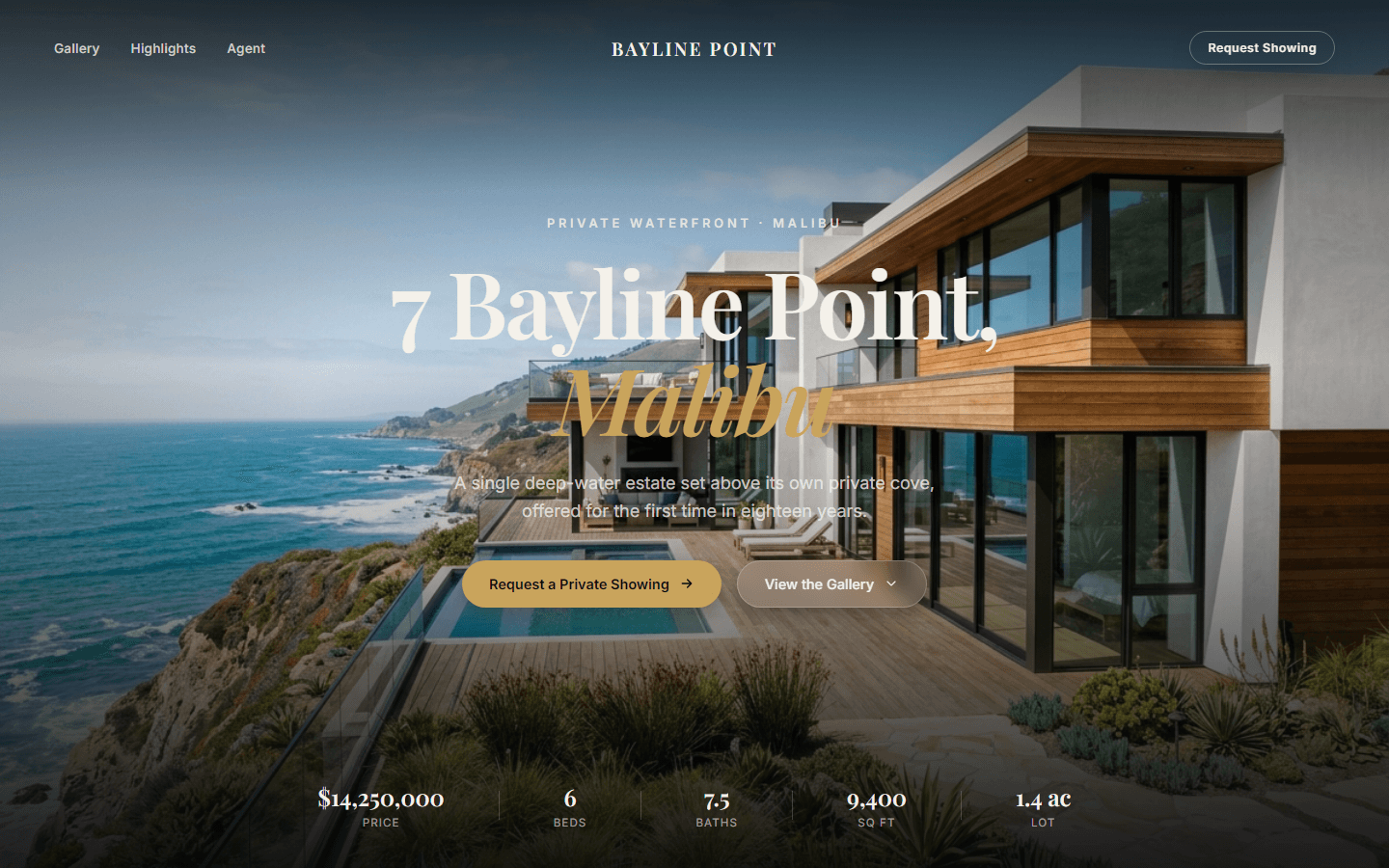 Realtor Single Listing, real preview screenshot