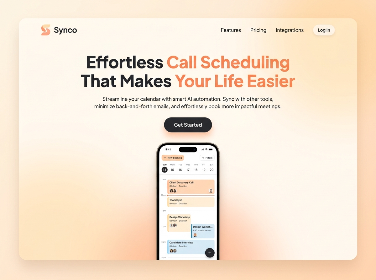 Effortless Scheduling, real preview screenshot