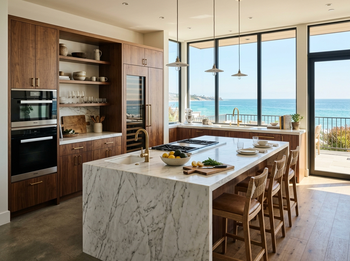 Chef's kitchen interior