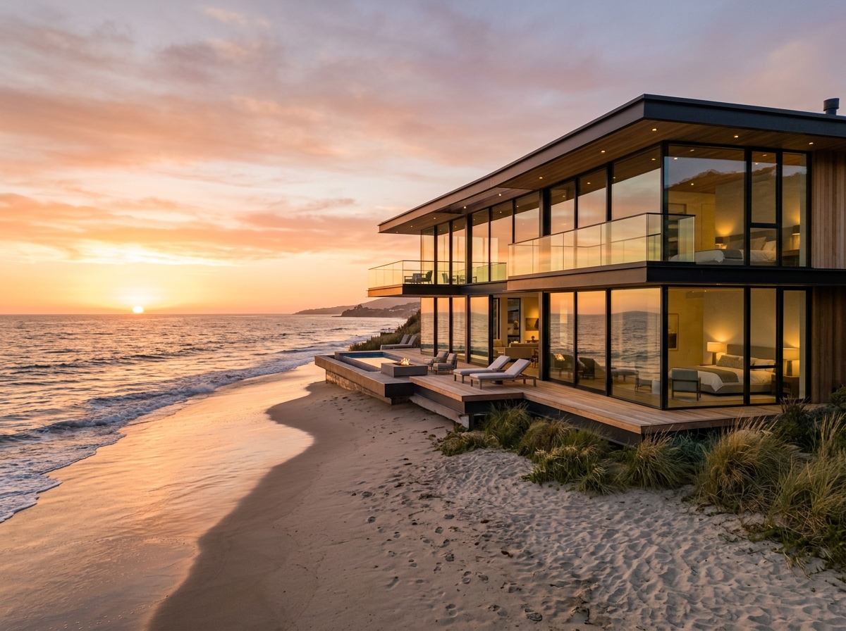 Carbon Beach oceanfront home