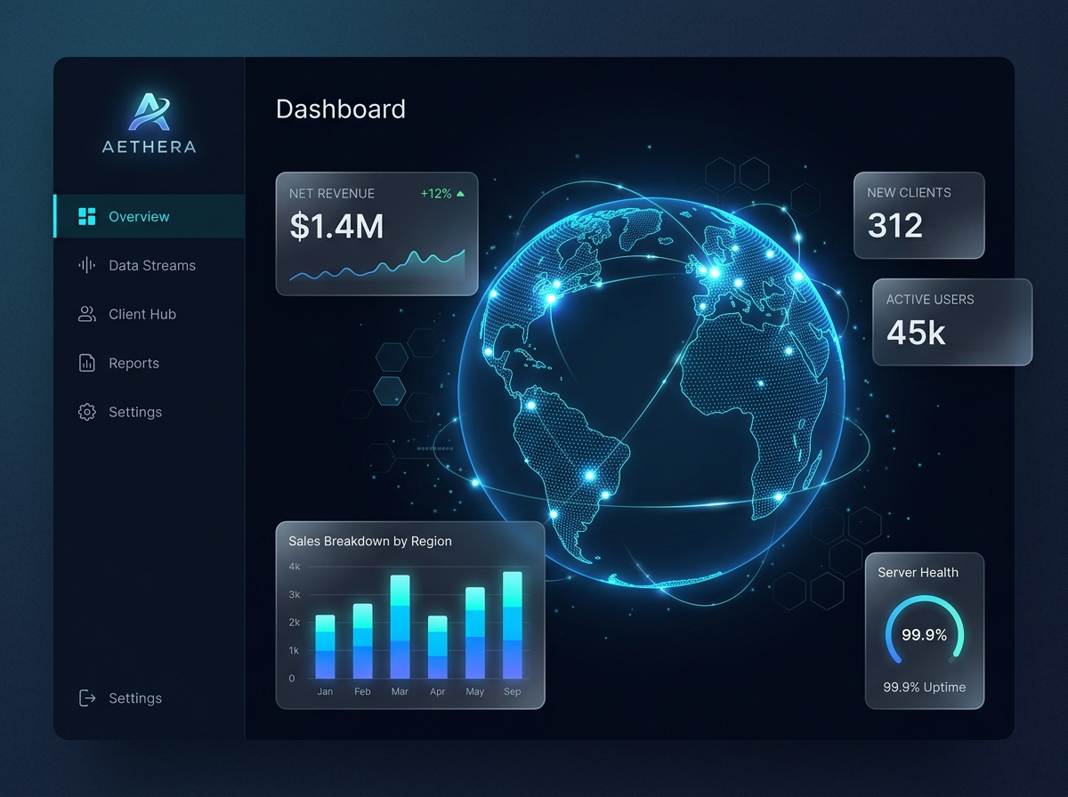 Global Sales Command, real preview screenshot