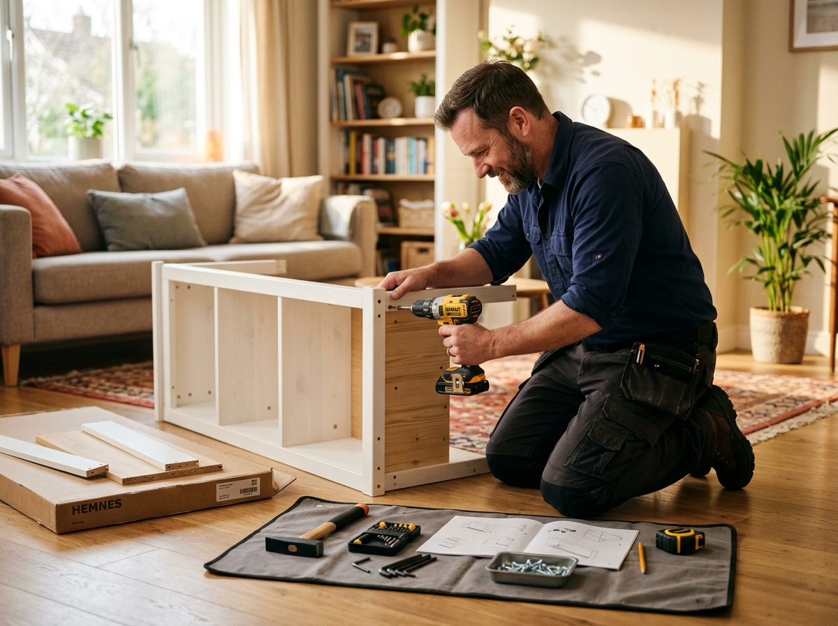 IKEA wardrobe assembly