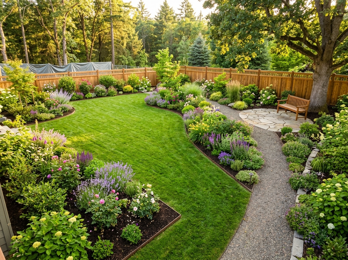 After landscaping
