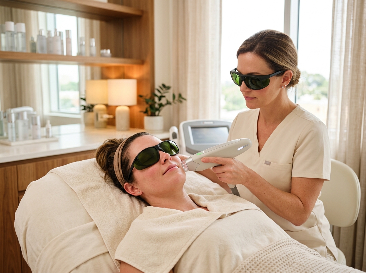 Laser skin treatments