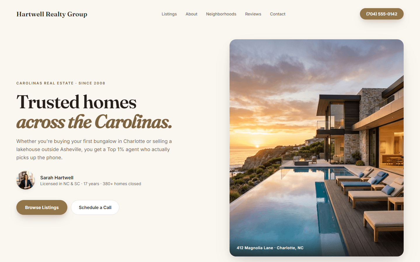 Realtor Listings, real preview screenshot